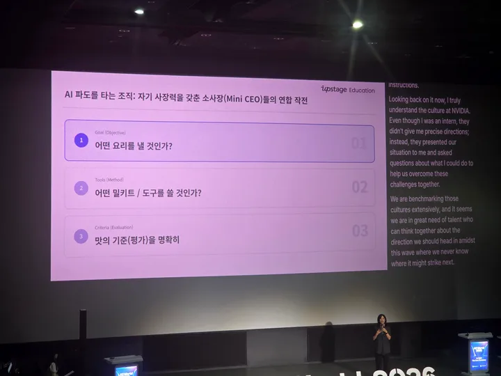 손해인 발표 현장